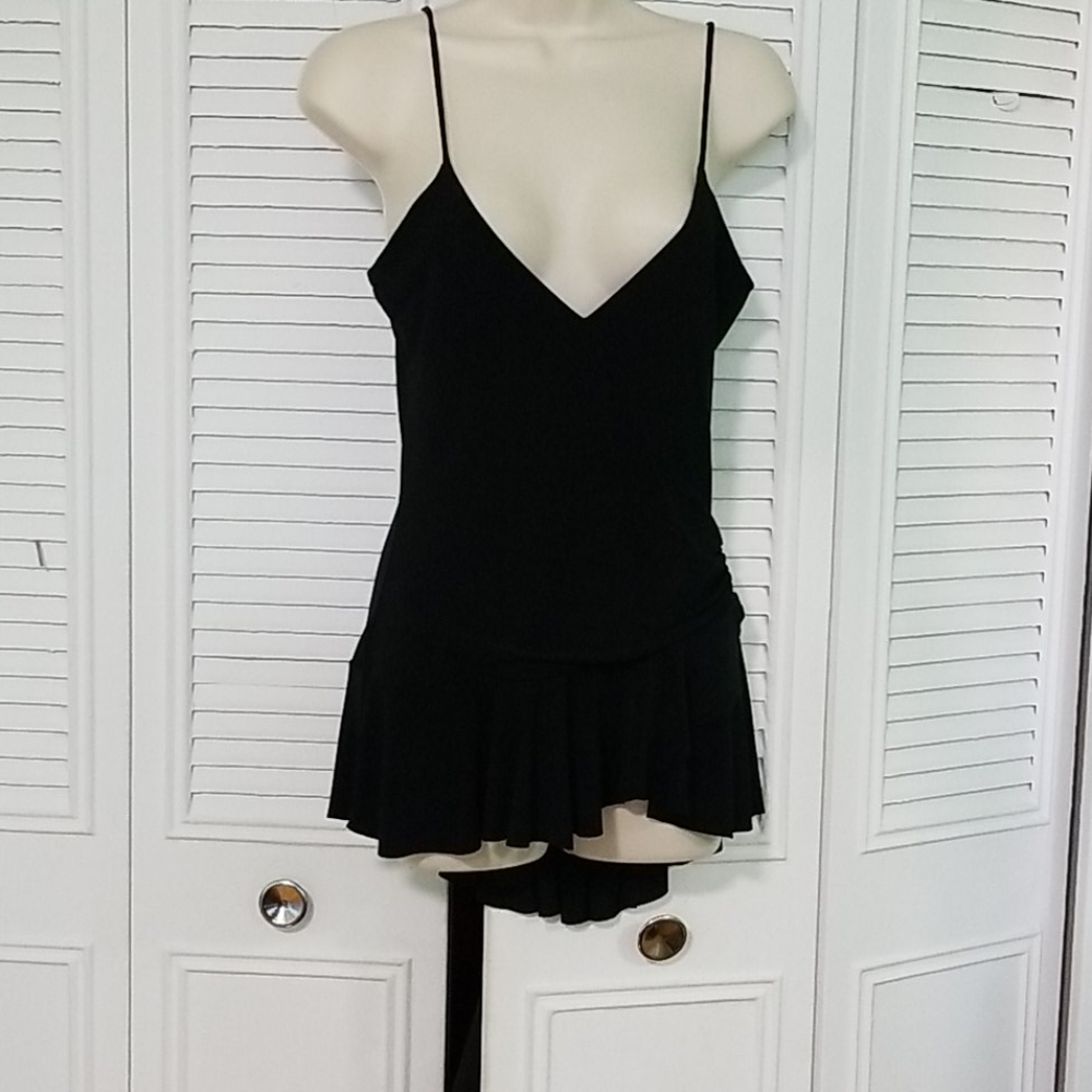 Black tunic tank or very short dress sz small